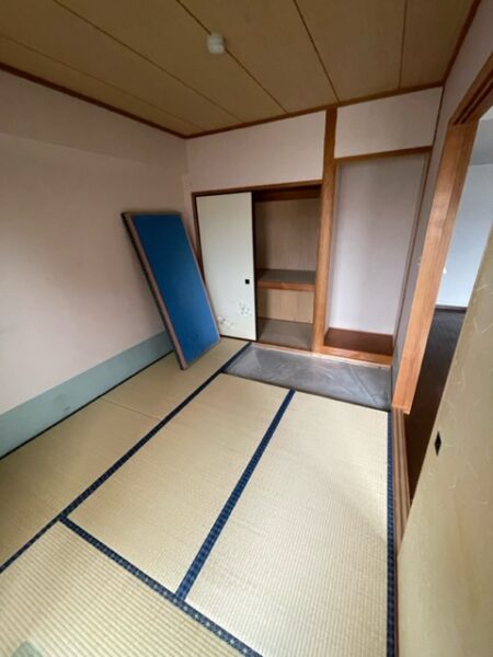 和室はリビングと襖で繋がっていました。
